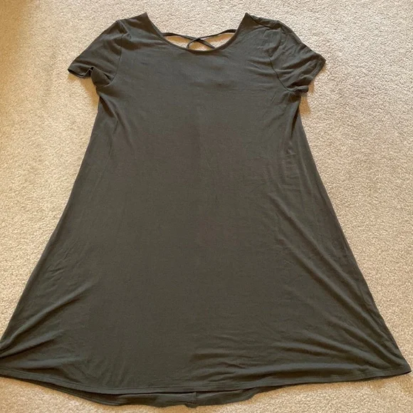 mossimo tee shirt dress Mossimo Target Army Green T-shirt Dress